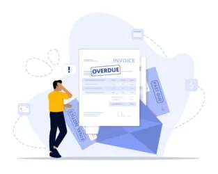 Overdue,Bills,Concept,Illustration.,Suitable,For,Landing,Page,,Ui,,Web,