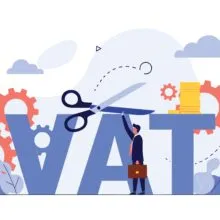 Businessman,Uses,Giant,Scissors,To,Cut,Through,The,Word,Vat
