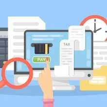 Tax,Payment,Online,With,Computer.,Anlyzing,Finances.